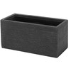 Beliani vazonas 50 x 23 x 24 cm juoda MYRA