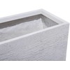 Beliani Vazonas MYRA 60 cm Baltas