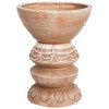 Beliani Doniczka DISPORUM 29 cm Jasnobrązowy