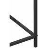 Beliani Doniczka na nóżkach TAPIEN Metal 70 cm Juodas