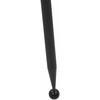 Beliani Gėlių stovas LEIKA 29 cm juodas metalinis