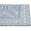 Beliani Dywan 160 x 230 cm mėlyna-balta KAWAS