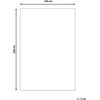 Beliani Kilimas BOZAT mėlynos spalvos 160 x 230 cm