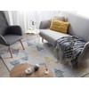 Beliani Kilimas YAYLA Pilkas 160 x 230 cm