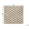 Beliani Kilimas MIDYAT smėlio spalvos 200 x 200 cm