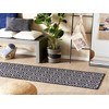 Beliani Dywan 60 x 200 cm juoda-balta KARUNGAL!