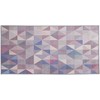 Beliani kilimas 80 x 150 cm melsvai pilka KARTEEE