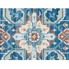 Beliani Lumarko kilimas 80 x 300 cm mėlynos ir oranžinės spalvos RITAPURAM!