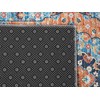 Beliani Lumarko kilimas 80 x 300 cm mėlynos ir oranžinės spalvos MIDALAM!