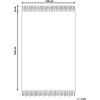 Beliani Kilimas XINALI rožinis 140 x 200 cm medvilninis