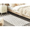 Beliani Lumarko medvilnės kilimas 80 x 150 cm juodas AGADIR!