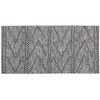 Beliani Karpetas 80 x 150 cm juoda ir balta TERMAL