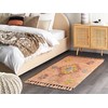Beliani Lumarko medvilnės kilimas 80 x 150 cm oranžinės IGDIR!