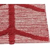 Beliani Kilimas SIVAS raudonas 80 x 150 cm Medvilninis