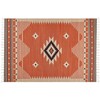Beliani Dywan GAVAR Oranžinė 140 x 200 cm Medvilnė Kilim