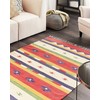 Beliani ALAPARS Kilimas Spalvingas 140 x 200 cm Medvilnė Kilim