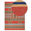 Beliani Kilim kilimas HATIS spalvotas 140 x 200 cm medvilninis