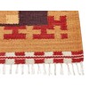 Beliani medvilninis kilim kilimas 140 x 200 cm daugiaspalvis PARAKAR