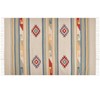 Beliani Dywan APARAN Kremas 140 x 200 cm Medvilnė Kilim
