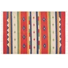 Beliani Dywan ALAPARS Kolorowy 140 x 200 cm Medvilnė Kilim