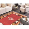 Beliani medvilninis kilim kilimas 140 x 200 cm daugiaspalvis PARAKAR