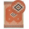 Beliani Kilimas GAVAR oranžinis 160 x 230 cm medvilninis kilimas