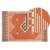 Beliani Dywan bawełniany kilim 200 x 300 cm oranžinė GAVAR Lumarko!