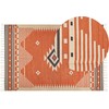 Beliani Dywan bawełniany kilim 200 x 300 cm oranžinė GAVAR Lumarko!