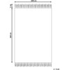 Beliani Kilimas GARNI spalvingas 200 x 300 cm medvilninis kilim