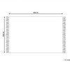 Beliani Medvilninis kilim kilimas 200 x 300 cm margaspalvis VARSER