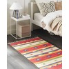 Beliani Kilimėlis ALAPARS Spalvingas 80 x 150 cm Medvilnė Kilim