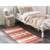 Beliani Dywan ALAPARS Kolorowy 80 x 150 cm Medvilnė Kilim