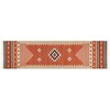 Beliani Dywan GAVAR Oranžinė 80 x 300 cm Medvilnė Kilim