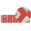 Beliani medvilninis kilim kilimas 80 x 300 cm margaspalvis LORUT