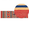 Beliani medvilninis Kilim kilimas 80 x 300 cm Daugiaspalvis HATIS