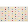 Beliani Cotton vaikiškas kilimėlis 80 x 150 cm įvairiaspalvis LELES
