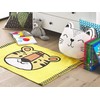 Beliani Baby rug tiger motif 60 x 90 cm geltona RANCHI