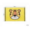 Beliani Baby rug tiger motif 60 x 90 cm geltona RANCHI
