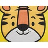 Beliani Baby rug tiger motif 60 x 90 cm geltona RANCHI