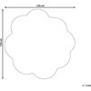 Beliani Vaikiškas kilimas THUMBELINA kreminės baltos spalvos ø 120 cm, vilna