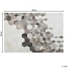 Beliani Kilimas SASON pilkas 140 x 200 cm natūrali oda