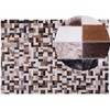 Beliani Kiliminis CESME spalvotas 160 x 230 cm natūrali oda