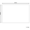 Beliani Kilimas MALDAN smėlinės spalvos 160 x 230 cm natūrali oda