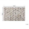 Beliani Kiliminis TAVAK smėlio spalvos 140 x 200 cm natūrali oda