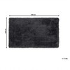 Beliani Shaggy kilimas CIDE juodas 160 x 230 cm