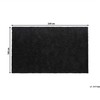 Beliani Shaggy kilimas DEMRE juodas 160 x 230 cm