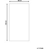 Beliani Šaggy kilimas 80 x 150 cm Raudona CIDE