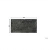 Beliani Shaggy kilimas 80 x 150 cm tamsiai pilka EVREN