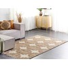Beliani Dywan KONURTAY Kremas 160 x 230 cm Juta