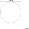 Beliani DIGRI Kremas kilimėlis ø 200 cm Viskozė